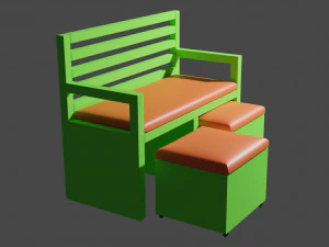Bench 3D Model