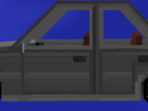 low-poly machine - blockbench 3D Model