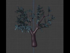 एक बर्फ का पेड़ 3D मॉडल