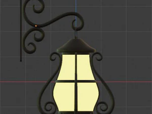 lampada del castello Modello 3D