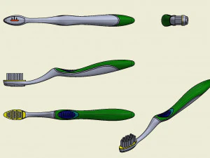 automatyczną szczoteczkę do zęb&oacute;w Model do druku 3D
