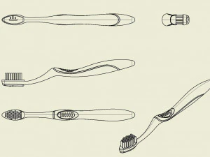 automatyczną szczoteczkę do zęb&oacute;w Model do druku 3D