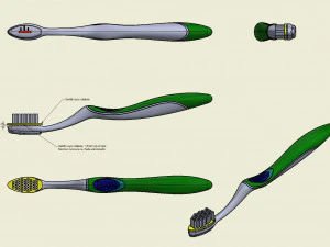 automatyczną szczoteczkę do zęb&oacute;w Model do druku 3D