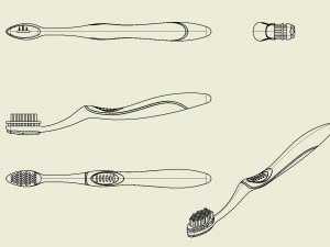 automatyczną szczoteczkę do zęb&oacute;w Model do druku 3D