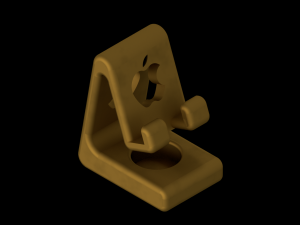 Mobile phone holder model - please watch the video Modello di stampa 3D