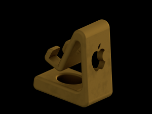 Mobile phone holder model - please watch the video Modello di stampa 3D