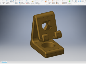 Mobile phone holder model - please watch the video Modello di stampa 3D