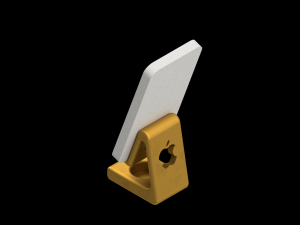 Mobile phone holder model - please watch the video Modello di stampa 3D
