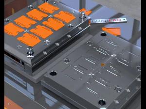 Projekt formy posiadacza karty Model do druku 3D Model do druku 3D