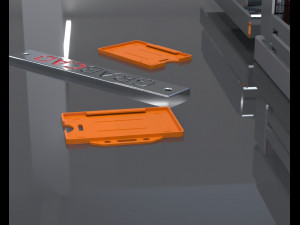 card holder mold design 3d print model Model Cetak 3D