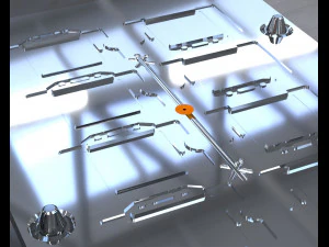 Portatarjetas dise&ntilde;o de molde modelo de impresi&oacute;n 3D Modelo de impresión 3D