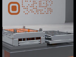 Portatarjetas dise&ntilde;o de molde modelo de impresi&oacute;n 3D Modelo de impresión 3D