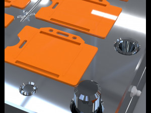 card holder mold design 3d print model Model Cetak 3D