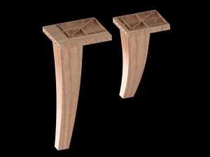 Furniture legs small and large 3d print model Modello di stampa 3D