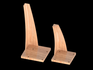 Furniture legs small and large 3d print model Modello di stampa 3D