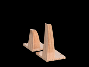 Furniture legs small and large 3d print model Modello di stampa 3D