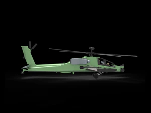 Modelo de dise&ntilde;o de helic&oacute;ptero de ataque Apache rc: mire el v&iacute;deo Modelo de impresión 3D