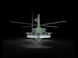 Modelo de dise&ntilde;o de helic&oacute;ptero de ataque Apache rc: mire el v&iacute;deo Modelo de impresión 3D