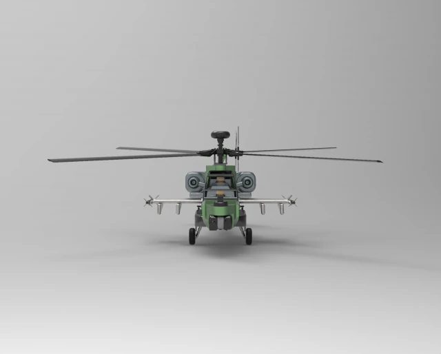 Modelo de dise&ntilde;o de helic&oacute;ptero de ataque Apache rc: mire el v&iacute;deo Modelo de impresión 3D .c4d .max .obj .3ds .fbx .stl .blend 