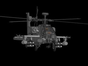 Modelo de dise&ntilde;o de helic&oacute;ptero de ataque Apache rc: mire el v&iacute;deo Modelo de impresión 3D