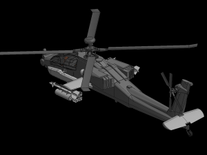 rc apache attack helicopter design model - please watch the video 3D 프린트 모델