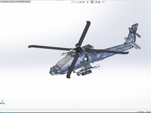 rc apache attack helicopter design model - please watch the video 3D 프린트 모델