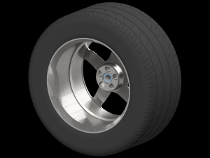 Rc porsche carrera gt printable rim and wheel model - please watch the video 3D प्रिंट मॉडल