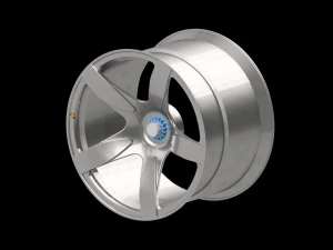 Rc porsche carrera gt printable rim and wheel model - please watch the video 3D Print Model