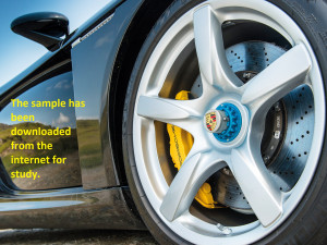 Rc porsche carrera gt printable rim and wheel model - please watch the video 3D प्रिंट मॉडल