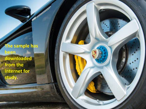 Rc porsche carrera gt printable rim and wheel model - please watch the video 3D Print Model