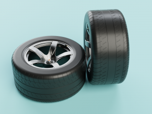 Rc porsche carrera gt printable rim and wheel model - please watch the video 3D Print Model