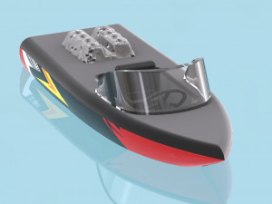 Rc boat yc design 3d printer model - please watch the video 3D-Druckmodell