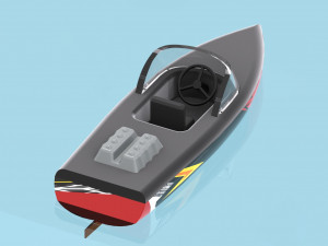 Rc boat yc design 3d printer model - please watch the video 3D-Druckmodell