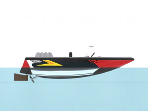 Modelo de impresora 3D Rc boat yc design: mire el v&iacute;deo Modelo de impresión 3D