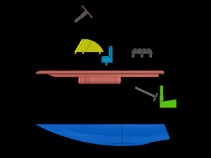 Modelo de impresora 3D Rc boat yc design: mire el v&iacute;deo Modelo de impresión 3D