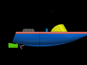 Rc boat yc design 3d printer model - please watch the video 3D-Druckmodell