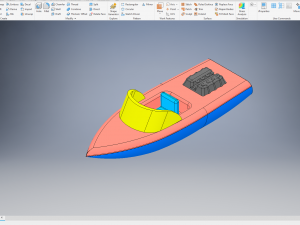 Rc boat yc design 3d printer model - please watch the video 3D-Druckmodell