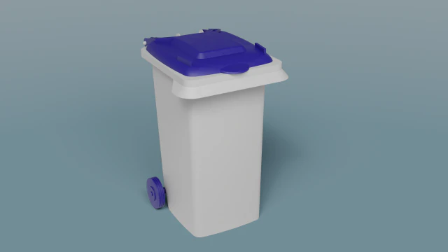 Modelo de cubo de basura de juguete y portal&aacute;pices: mire el v&iacute;deo Modelo de impresión 3D .c4d .max .obj .3ds .fbx .stl .blend 