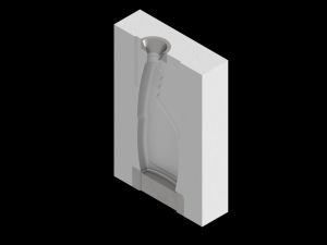 Spray bottle 500ml mold assembly model - please watch the video Modello di stampa 3D