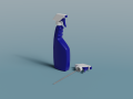 Spray bottle 500ml mold assembly model - please watch the video 3D Print Models