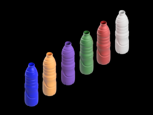 600 cc specially designed liquid bottle model - please watch the video Model do druku 3D