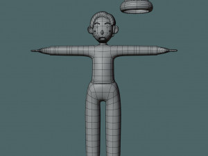 Bucky 3d character christmas summer business by Yoshiki 3D Model