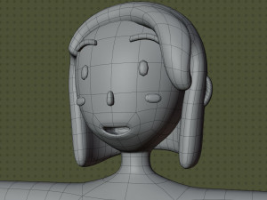 Cara 3d character christmas summer business by Yoshiki 3D 모델
