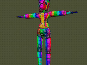 Cara 3d character christmas summer business by Yoshiki 3D 모델