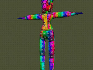 Cara 3d character christmas summer business by Yoshiki 3D Model