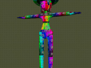 Cara 3d character christmas summer business by Yoshiki 3D 모델