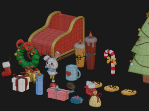 Asset christmas collection by yoshiki 3D Model