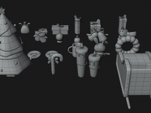 Asset christmas collection by yoshiki 3D मॉडल