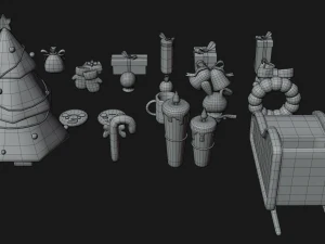 Asset christmas collection by yoshiki 3D Model