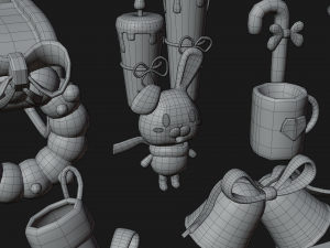 Asset christmas collection by yoshiki 3D मॉडल